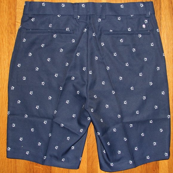 G/FORE Mini Gs Lightweight Technical Golf Shorts Mens 32 Twilight Blue - Picture 4 of 5